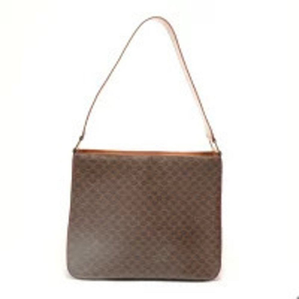 Celine Macadam Shoulder Bag Brown